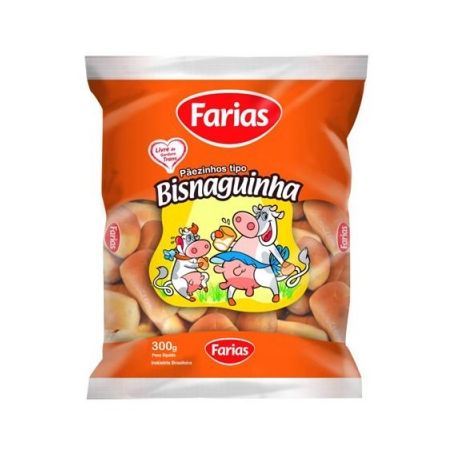 PÃO FARIAS BISNAGA 300G