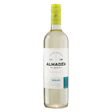 VINHO ALMADEN BRANCO SECO RIESLING 750ML