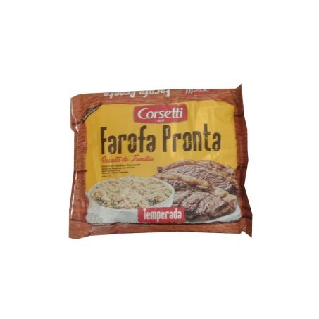 Farofa corsetti 500gr temperada
