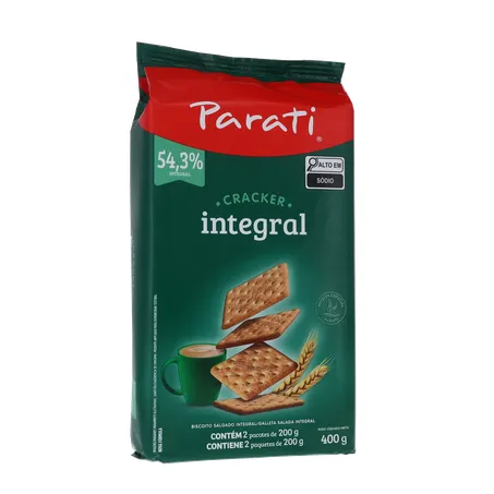 BISCOITO PARATI INTEGRAL 400G 360-35