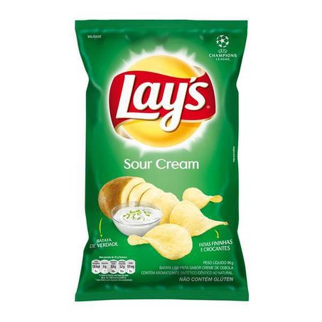 BATATA FRI ELMA CHIPS LAYS SOUR CREAM 62G