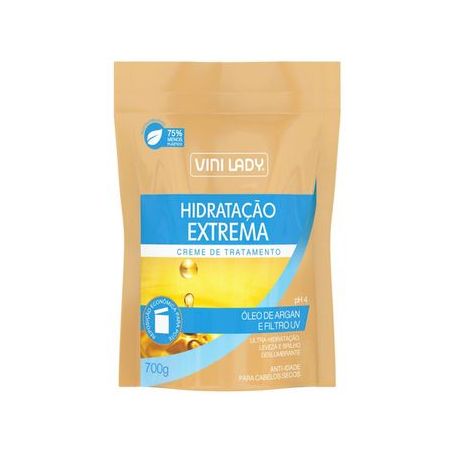CREME DE TRATAMENTO VINI LADY HIDRA MICELA SACHÊ 700G