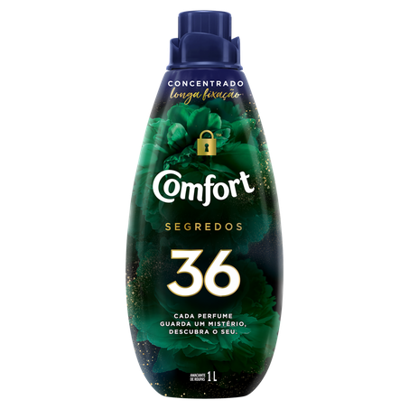 Amaciante de Roupas Comfort Segredos Frasco 1lt