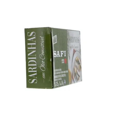 SARDINHA IMPORTADA MARROQUINA SAFI COM ÓLEO CAIXA 125G 360-29