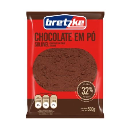 Chocolate em pó bretzke 500g