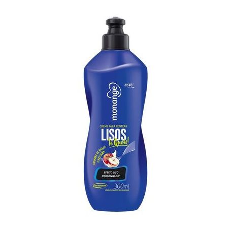 Creme para Pentear Monange Lisos Brilhantes Frasco 300ml