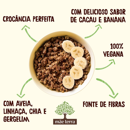 Granola Mãe Terra Banana e Cacau 800G 360-6