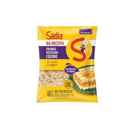 PEITO FRANGO SADIA DESFIADO PC 400G TEMP