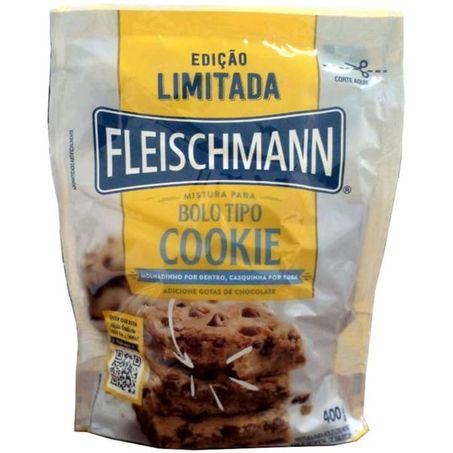 Mistura para bolo fleischmann 400g cookie