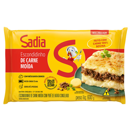 Escondidinho Sadia 600g - Carne Moída