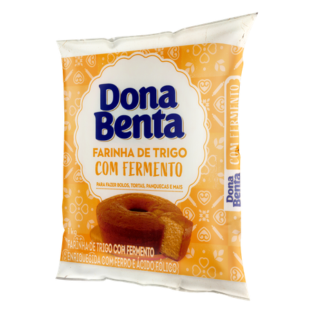 FARINHA DE TRIGO COM FERMENTO DONA BENTA 1KG 360-3