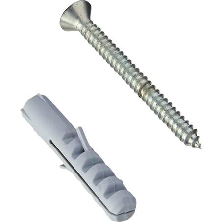 Parafuso Fixtil Tam. 4,8mmx50mm - Com bucha 8mm - Atarraxante