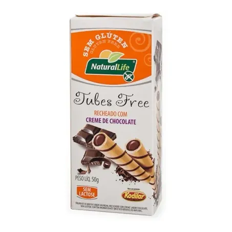 Tubes Whey Natural Life 30g Sem Gluten Choc Belga Cobertura Choc Meio Amargo