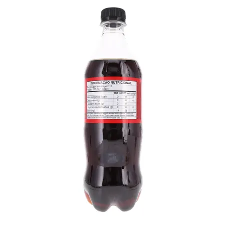Refrigerante Coca Cola Sem Açúcar Pet 600ml 
  360-14