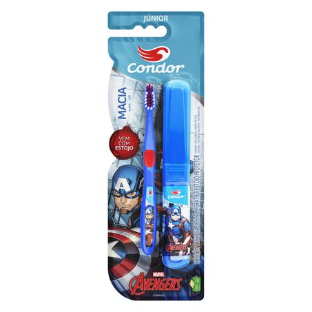 ESCOVA DENTAL MACIA AVENGERS JÚNIOR CABEÇA P CONDOR