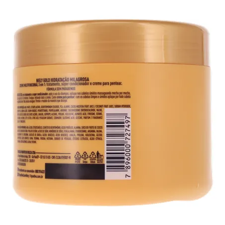 Creme de Tratamento Niely Gold Água de Coco 430g 360-21