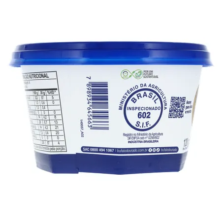 Queijo Burrata de Búfala Búfalo Dourado Pote 270gr 360-23