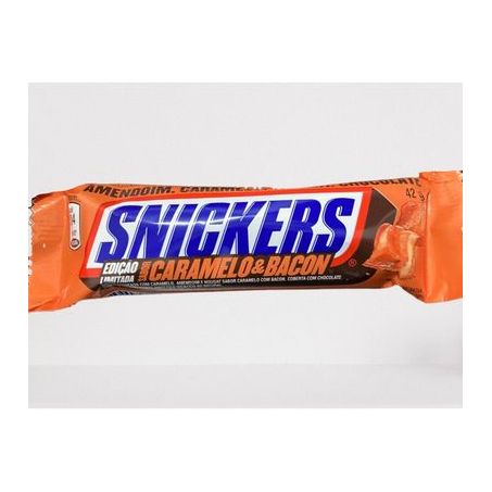 CHOCOLATE SNICKERS 42G CARAMELO&BACON