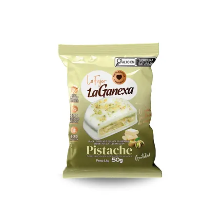ALFAJOR PISTACHE COM WHEY 50G - LA GANEXA