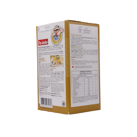 ARROZ TIO JOÃO INTEGRAL ORGÂNICO 1KG 360-38