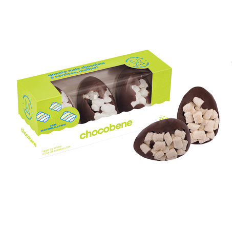 Chocolate Lugano Chocobene Trio Ovos Marshmallow 75G
