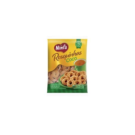 Biscoito rosca de coco ninfa 250g
