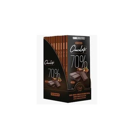 CHOCOLATE MEIO AMARGO 70% CACAU C/CAFE PIETROBON 100G