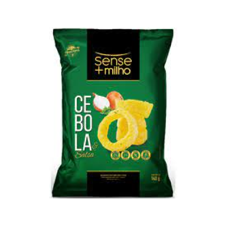 Salgadinho sense+ milho cebola 140g