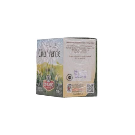 Chá Verde Chileno Caixa com 10un - 10gr 360-10