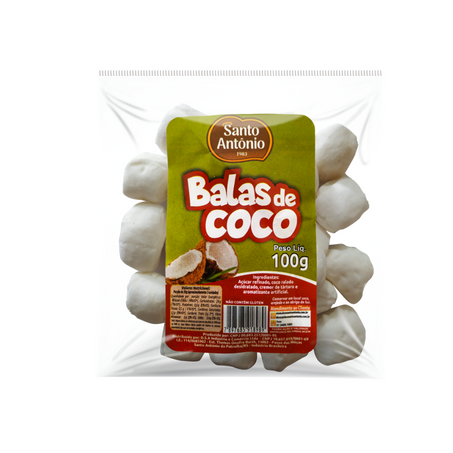 Bala coco santo antonio 100g
