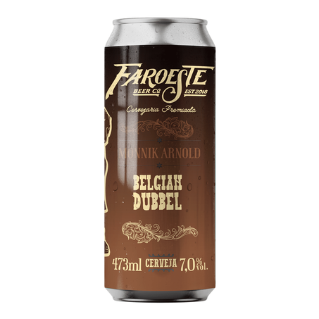 Cerveja faroeste belgiah dubbel 473ml