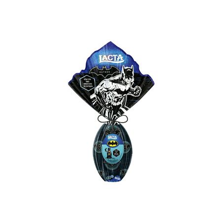 Ovo de chocolate lacta batman 320g
