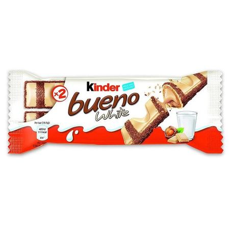 Chocolate Wafer Kinder Bueno White 39g 
 