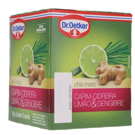 Chá Dr Oetker Cidreira e Limão/Gengibre C/10 Sachês 360-6