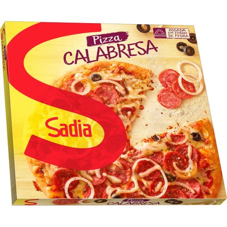 Pizza calabresa sadia 460g