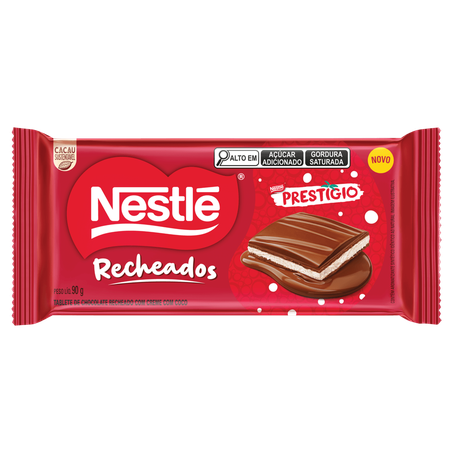 CHOCOLATE NESTLÉ BARRA RECHEADO PRESTIGIO 90G