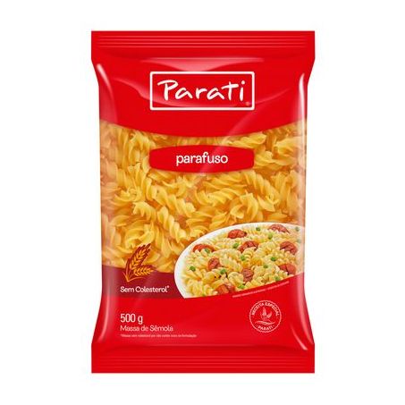 MACARRAO PARATI 400G PARAFUSO SEMOLA