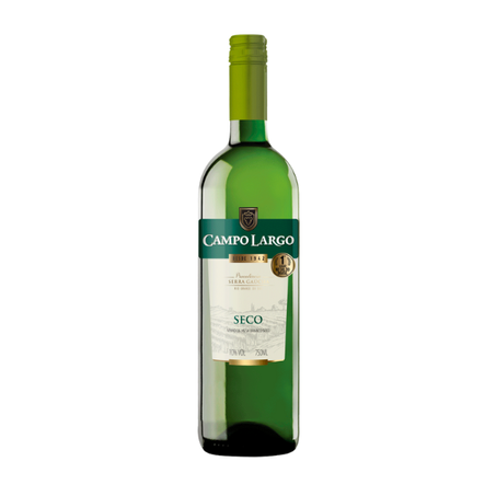 VINHO SECO CAMPO LARGO BRANCO 750ML 