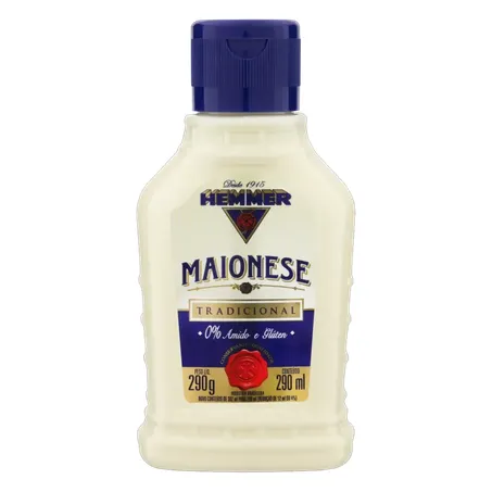 Maionese Hemmer Tradicional Squeeze 280ml