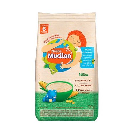 Mucilon Nestlé Milho Sachet 230G