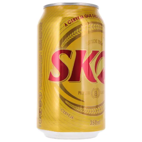 Cerveja Lata Skol Pilsen 350ml 360-32