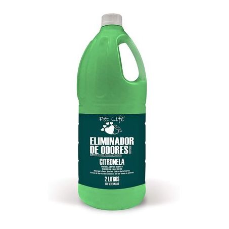 Eliminador de odor pet life citronela 2l