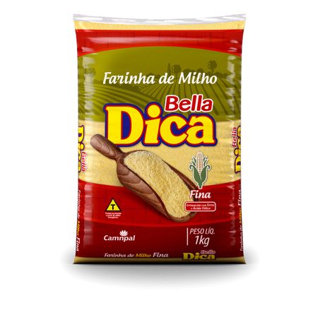 FARINHA DE MILHO BELLA DICA 1 KG FINA             