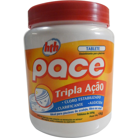 Cloro HTH 1kg - Pastilha Pace - Ref. 74210