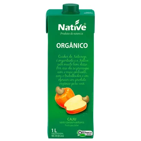 SUCO ORG NATIVE CAJU 1L