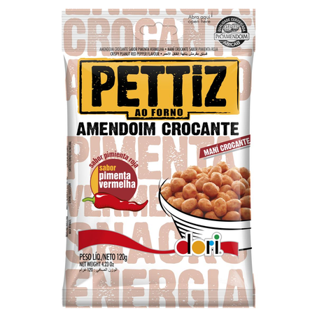 Amendoim Dori Pettiz 120g - Crocante - Pimenta