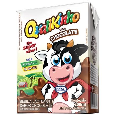 BEBIDA LACTEA QUALIKINHO CHOCOLATE 200ML (061819)