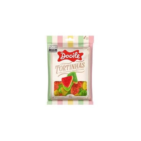 Bala de gelatina docile fatias de tortinhas 80g