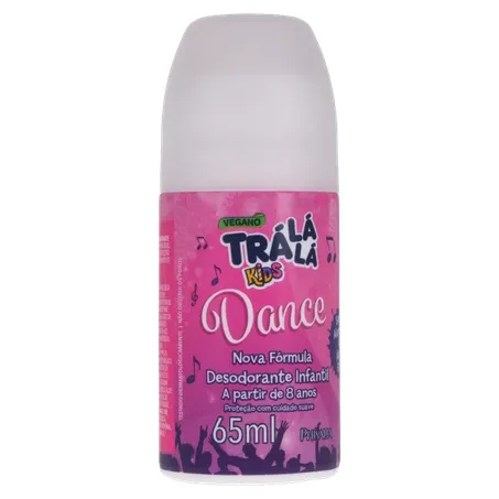 Desodorante Infantil Tra La La Kids Dance 8 Anos+ Rollon 65ML 360-34