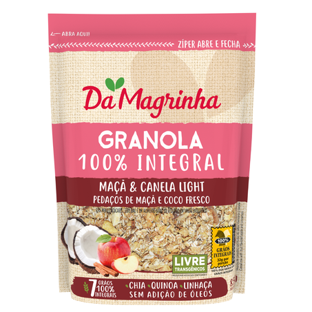 GRANOLA MAÇÃ & CANELA LIGHT DA MAGRINHA